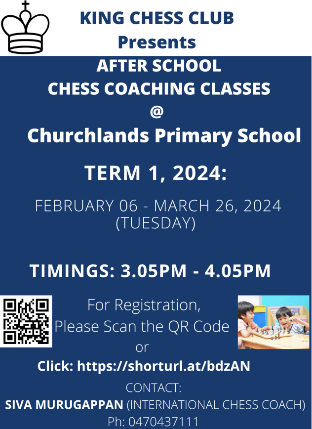 Kings Chess Club Term 1, 2024 Registration – Now Open