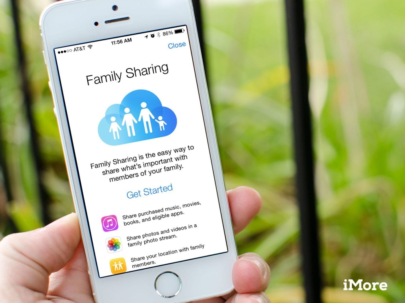 How to set up family sharing on the iPad